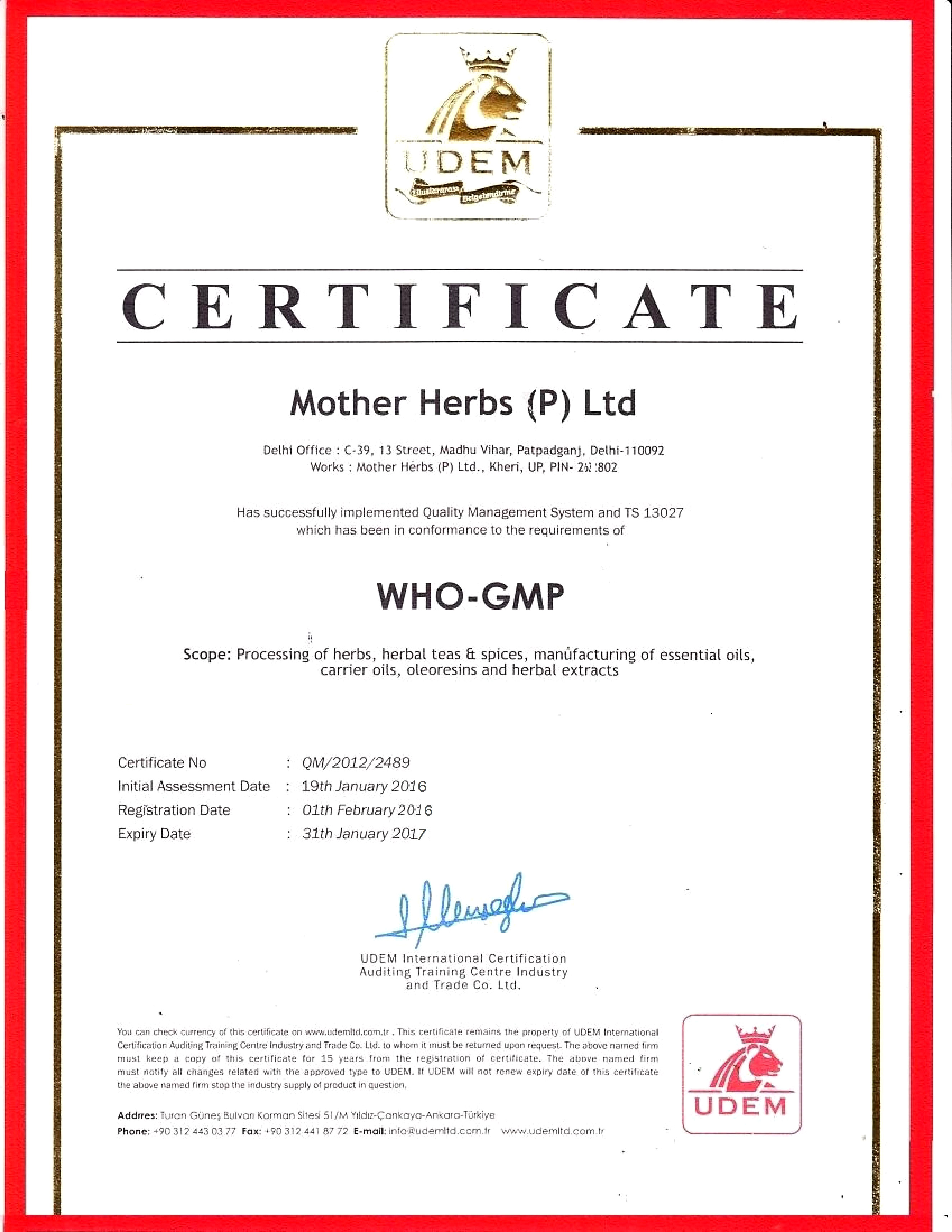 mother herbs gmpC